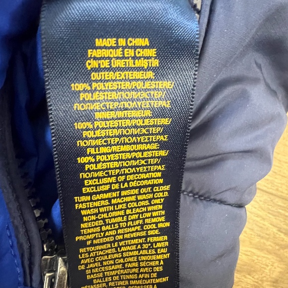 Boys Polo Ralph Lauren Reversible Down Vest with Embroidered Big Pony - Picture 6 of 10